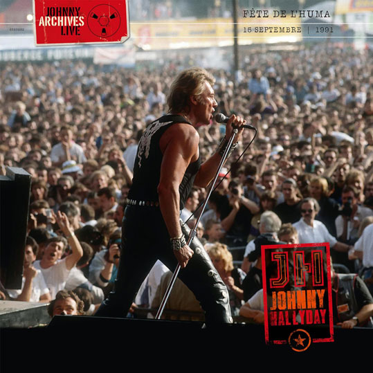 Fete de humain johnny hallyday 1991 double vinyle LP 2LP
