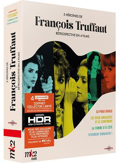 Francois truffaut coffret 4K ultra hd edition collector limitee mk2