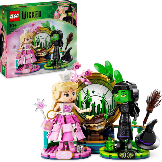 Lego wicked grande figurine glinda elphaba 75682