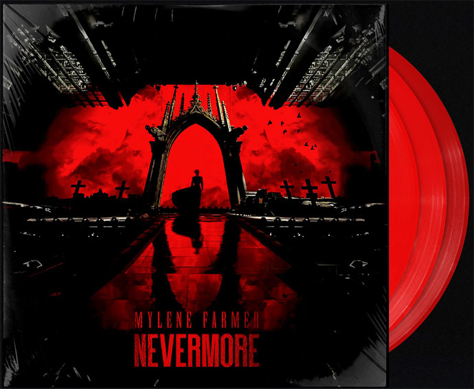mylene farmer live 2024 nevermore vinyle lp edition collector colore limitee