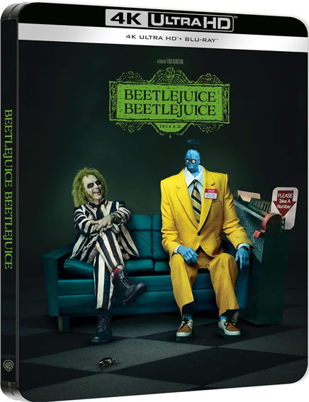 Beetlejuice Beetlejuice steelbook collector bluray 4k ultra hd edition fr