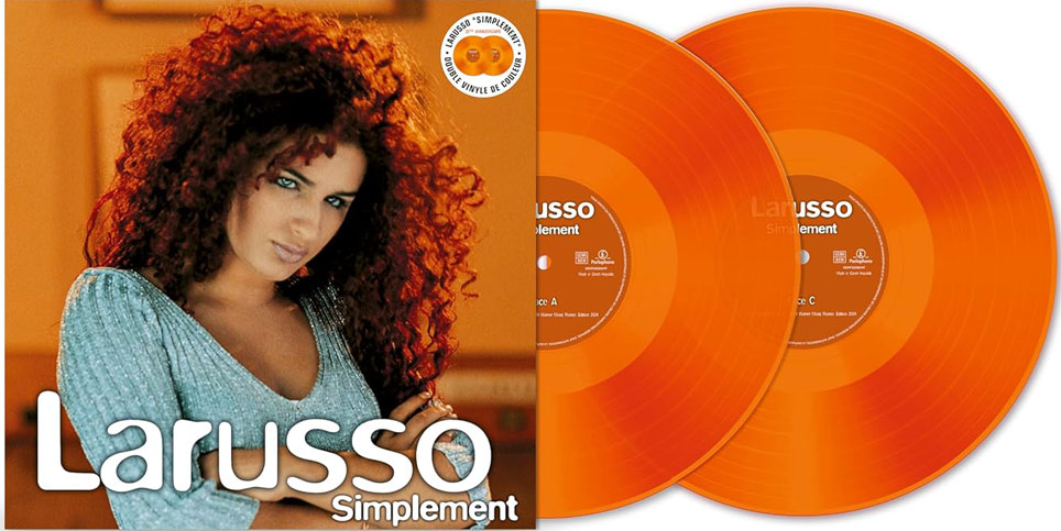 Larusso alum 25 anniversaire vinyl lp 2lp colore orange edition collector limitee