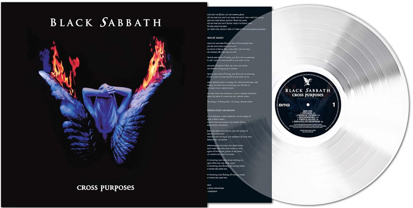 Black Sabbath cross purposes vinyl lp transparent edition collector clear