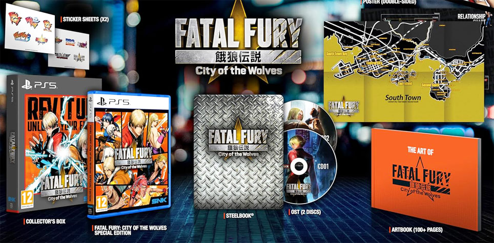 Fatal fury deluxe edition ps5 ps4 collector steelbook