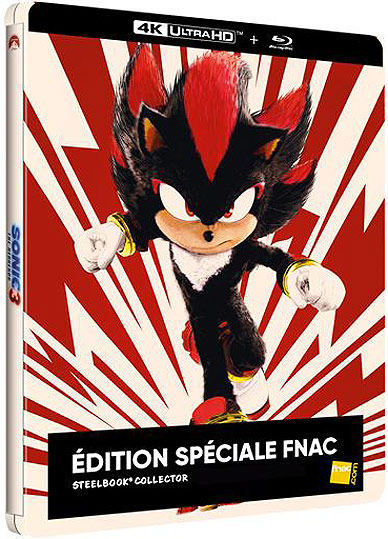 Sonic 3 edition steelbook blurya 4k ultra hd limitee collector speciale fr