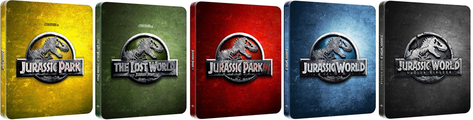 collection steelbook jurassic park 2022 bluray 4k uhd