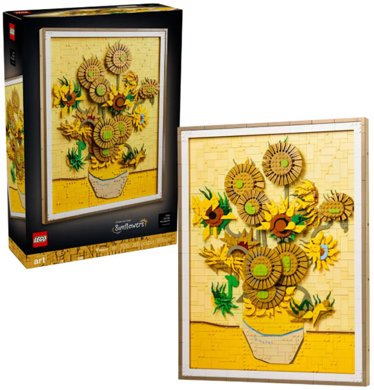 Lego van Gogh Les Tournesols sunflowers 31215