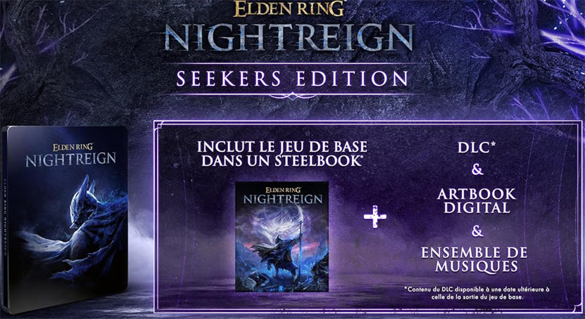 elden ring nightreign steelbook collector ps4 ps5 pc xbox seekers edition
