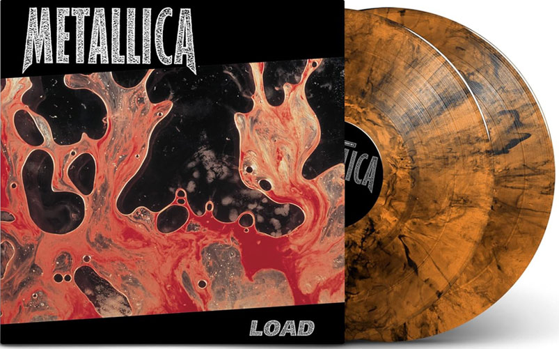 Metallica Load vinyl lp edition collector colore splatter