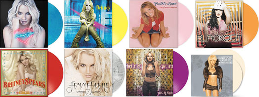 0 britney sexy vinyl discographie color