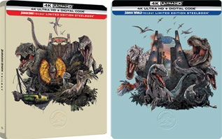 0 steelbook jurassic park trilogie 4k uhd