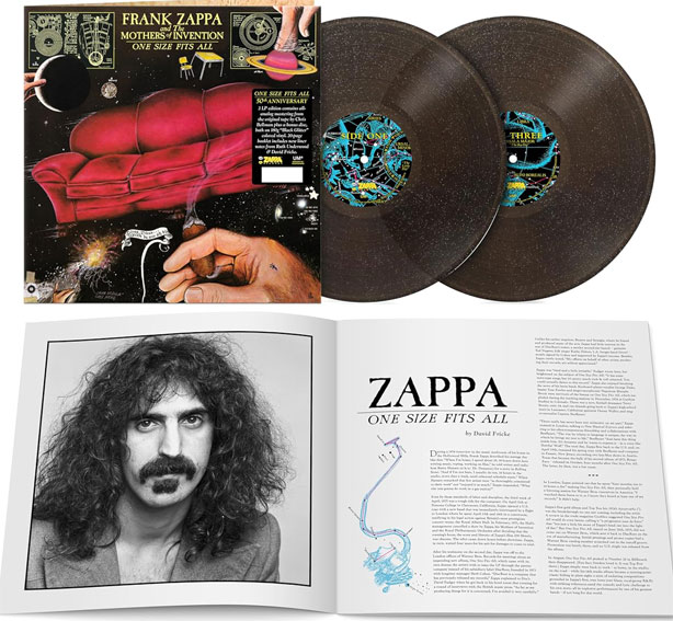 Frank Zappa taile unique one size fits all vinyl lp edition 50th Anniversary