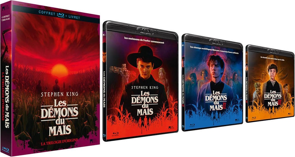 Les demons du mais trilogie film horreur stephen king coffret collector bluray