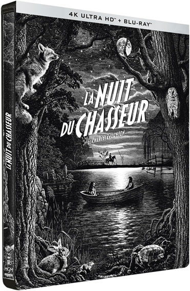 La nuit du chasseur edition steelbook collectgor bluray 4K Ultra HD