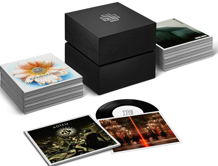 Rammstein coffret box xxiii single vinyl EP edition collector limitee 2025