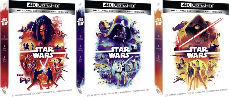 nouveau coffret integrale 4k star wars bluray uhd ultra hd