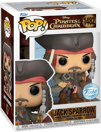Figurine funko pop Jack Sparrow pirates des caraibes Carribeans