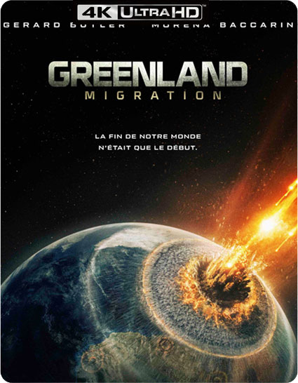 Greenland 2 migration Steelbook Collector bluray 4K Ultra HD