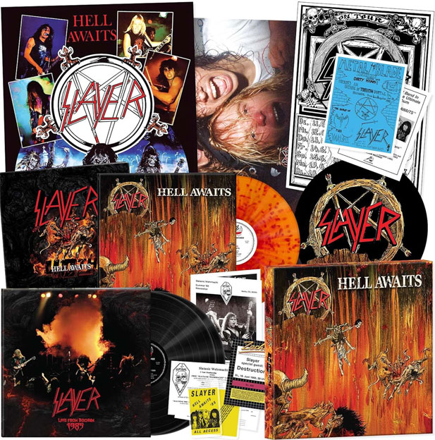 Slayer Hell Awaits coffret collector limitee Vinyl LP 40th anniversary