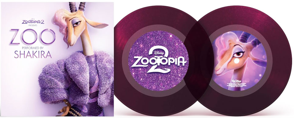 Zoo Shakira Zootopie zootopia 2 vinyl lp ost soundtrack bande originale
