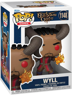 Figurine funko baldurs gate 3 Wyll pouvoir power
