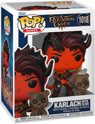 Karlach peluche Clive figurine funko pop baldur gate 3