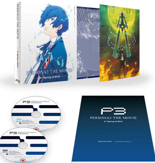 Persona 3 the movie le film en coffret collector bluray dvd Spring of birth